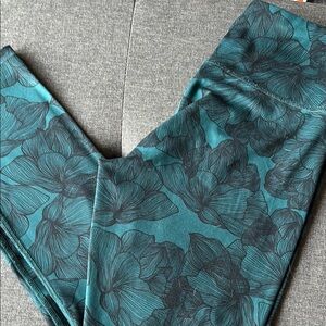Balance Collection Turquoise Patterned Leggings